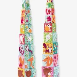 10 Cubes Forêt DJECO Vert - Djeco