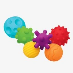 6 Balles Souples Sensorielles INFANTINO Multicolore - Infantino