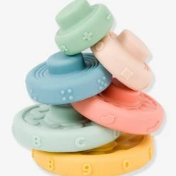 Anneaux à Empiler - LITTLE DUTCH Multicolore - Baby To Love 10 Anneaux à Empiler - LITTLE DUTCH Multicolore - Baby To Love -Vertbaudet shop anneaux a empiler little dutch 4