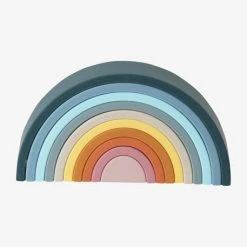 Arc-en-ciel à Empiler En Silicone Multicolor - Vertbaudet
