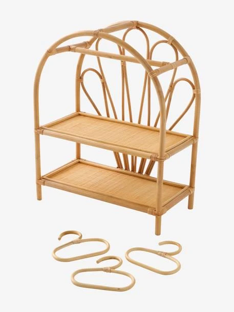 Armoire Poupon En Rotin Beige - Vertbaudet – Image 2