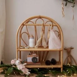 Armoire Poupon En Rotin Beige - Vertbaudet