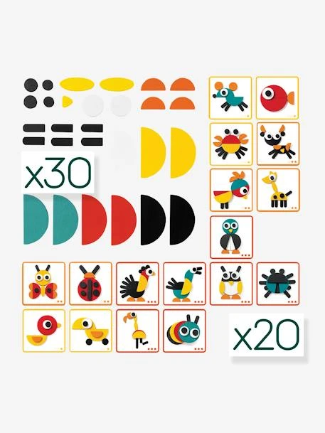 Blocs De Construction Ze Geoanimo DJECO Vert - Djeco – Image 3