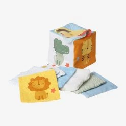 Boîte à Mouchoirs Sensoriels En Tissu Multicolor - Vertbaudet