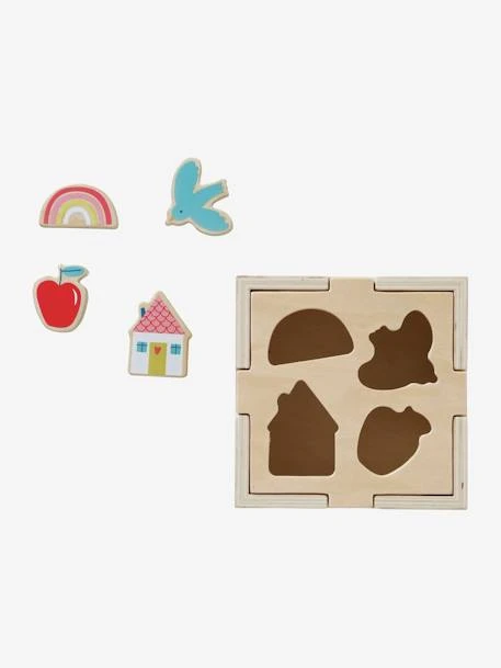 Boite Des Formes à Encastrer CROQUE LA VIE En Bois FSC® Rouge - Vertbaudet – Image 6