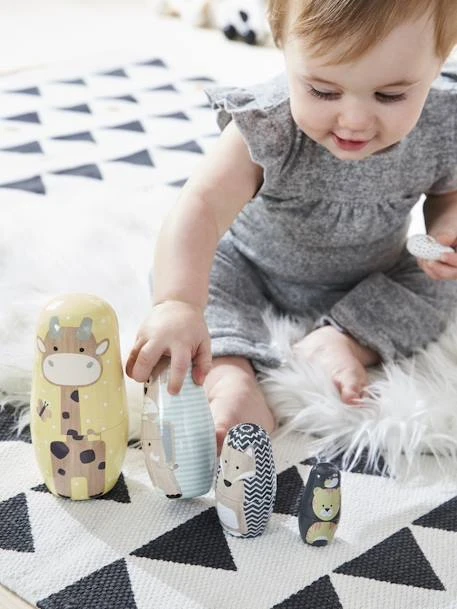 Boites Gigognes Animaux En Bois Multicolore - Vertbaudet – Image 5