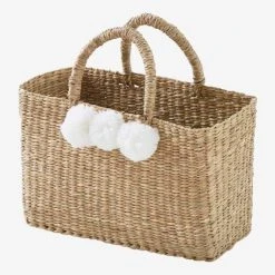 Cabas De Course En Herbier Beige - Vertbaudet