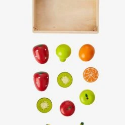 Cagette De Fruits En Bois FSC® Pour Dinette Multicolore - Vertbaudet -Vertbaudet shop cagette de fruits en bois fsc pour dinette 3
