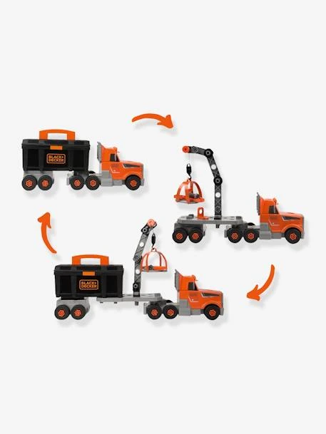 Camion De Bricolage Black+Decker SMOBY Orange/noir/gris - Smoby – Image 4