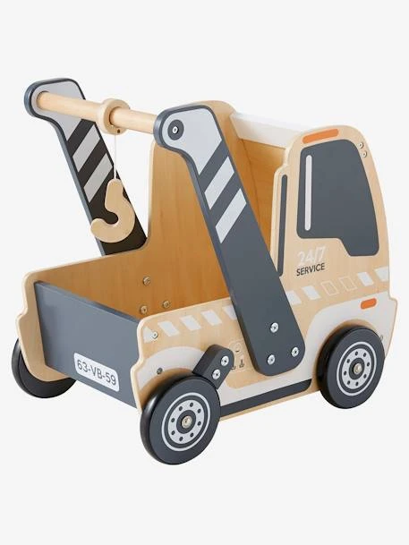 Chariot De Marche Camion En Bois FSC® Beige - Vertbaudet – Image 3