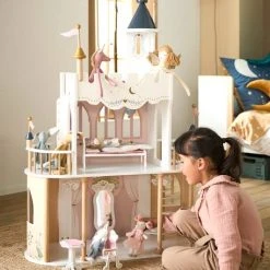 Château De Princesse Pour Poupées Mannequins En Bois FSC® Blanc - Vertbaudet