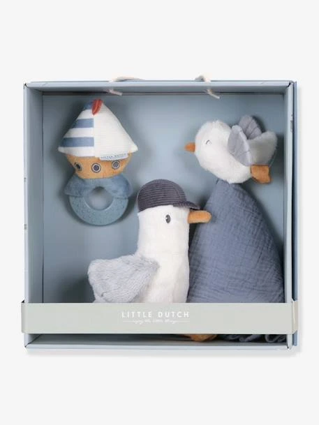 Coffret Cadeau Mouette Sailors Bay - LITTLE DUTCH Bleu Grisé - Little Dutch