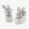 Coffret Doudou Et Chaussons Beige - Vertbaudet