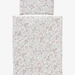 Couette + Oreiller Poupon En Gaze De Coton Flora Multicolore - Vertbaudet