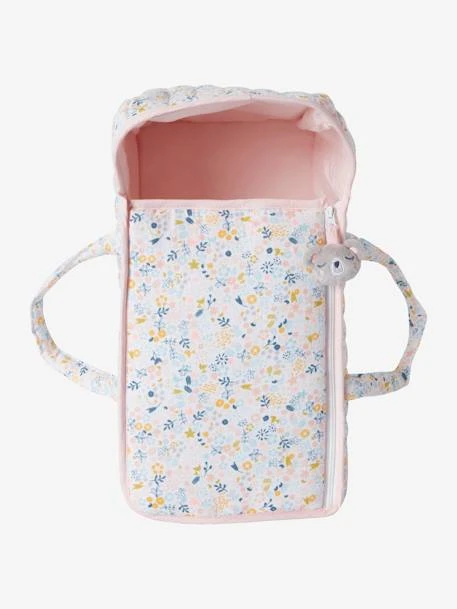 Couffin Poupon En Gaze De Coton Rose - Vertbaudet 1 Couffin Poupon En Gaze De Coton Rose - Vertbaudet