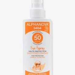 Crème Solaire Bio En Spray ALPHANOVA Bébé SPF50+ Blanc - Alphanova