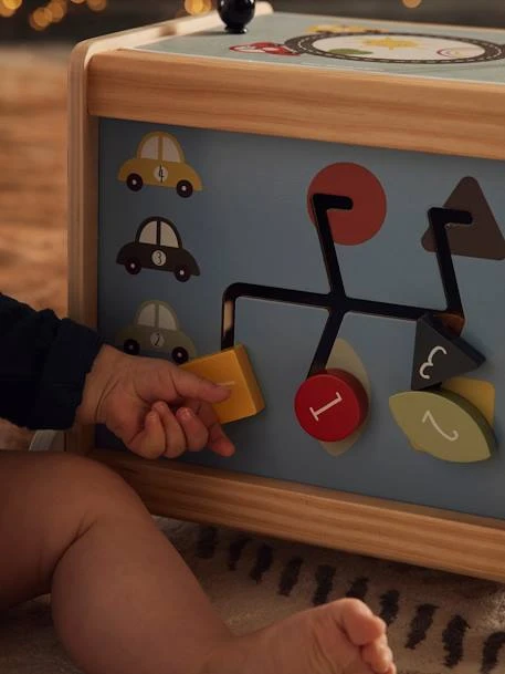 Cube D'activités à Tirer EN VOITURE SIMON En Bois FSC® Multicolore - Vertbaudet – Image 3