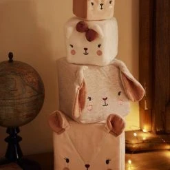 Cubes En Tissu GRENIER Beige - Vertbaudet