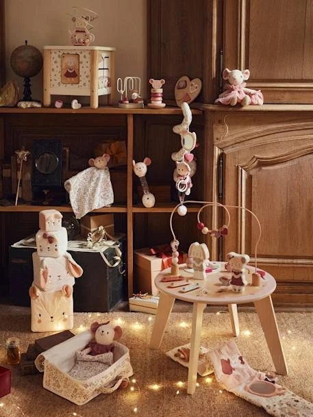 Doudou Carré En Gaze De Coton GRENIER Blanc - Vertbaudet – Image 3