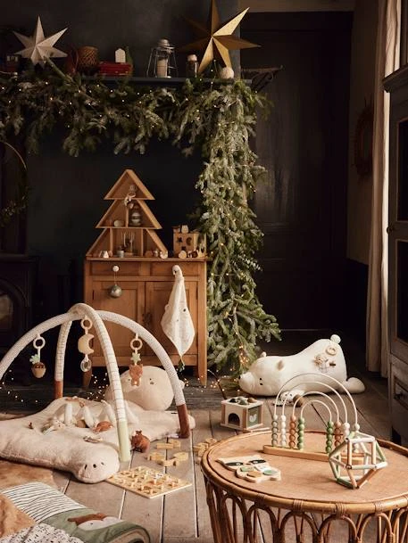 Doudou Carré + Hochet GREEN FOREST Multicolore - Vertbaudet – Image 5