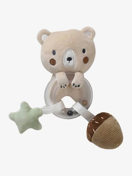 Doudou Carré + Hochet GREEN FOREST Multicolore - Vertbaudet – Image 6