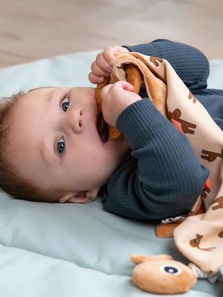 Doudou Plat Attache Sucette - DONE BY DEER Moutarde - Done By Deer – Image 2