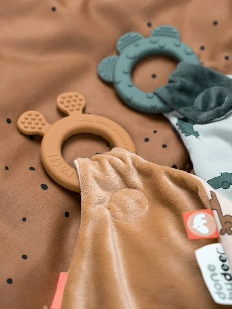 Doudou Plat Attache Sucette - DONE BY DEER Moutarde - Done By Deer – Image 3