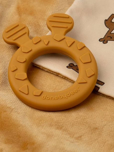 Doudou Plat Attache Sucette - DONE BY DEER Moutarde - Done By Deer – Image 5