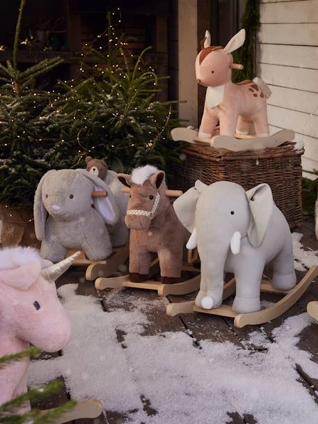 Faon à Bascule En Bois FSC® Multicolore - Vertbaudet – Image 3