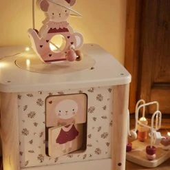 Grand Cube D'activités GRENIER En Bois FSC® Blanc - Vertbaudet