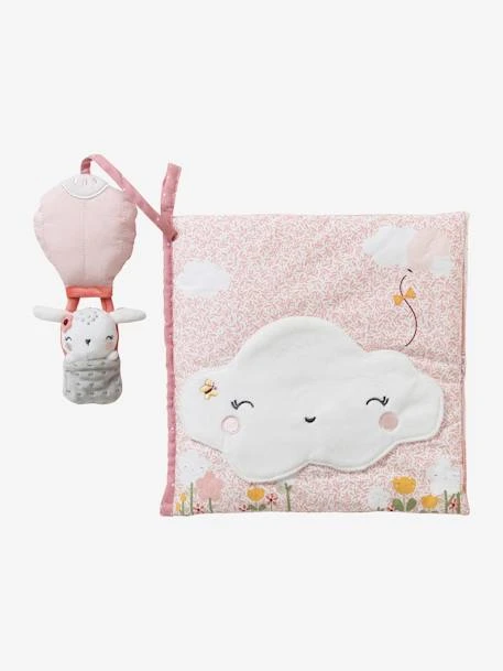 Grand Livre D'éveil Et Marionnettes à Doigts En Velours PAYS ROSE Multicolore - Vertbaudet – Image 2