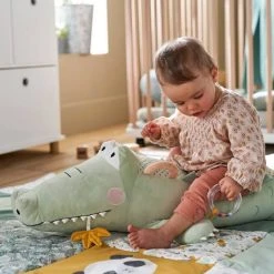 Grande Peluche D'activités Crocodile Vert - Vertbaudet