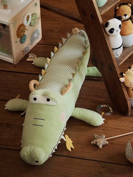 Grande Peluche D'activités Crocodile Vert - Vertbaudet – Image 4