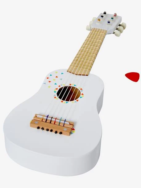 Guitare En Bois FSC® Blanc - Vertbaudet – Image 3