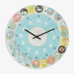 Horloge De La Journée Avec Magnets En Bois FSC® Multicolore - Vertbaudet