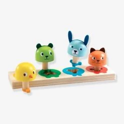 Jeu De Motricité Tourniki DJECO Beige - Djeco