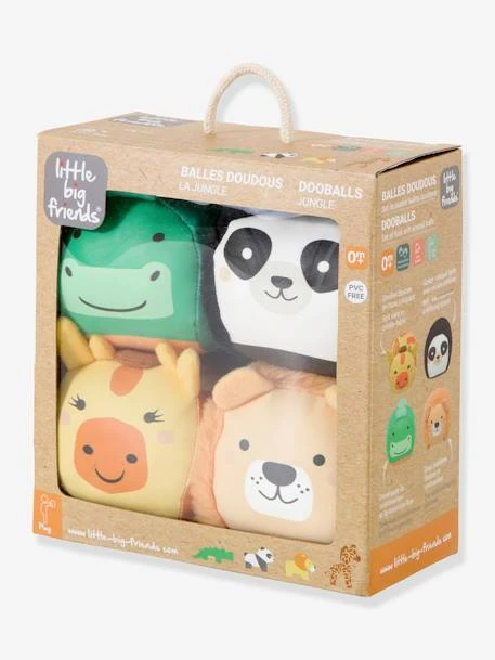 Les Dooballs - Set De 4 Balles Doudous - BABYTOLOVE Multicolore - 353 3 Les Dooballs - Set De 4 Balles Doudous - BABYTOLOVE Multicolore - 353 – Image 3