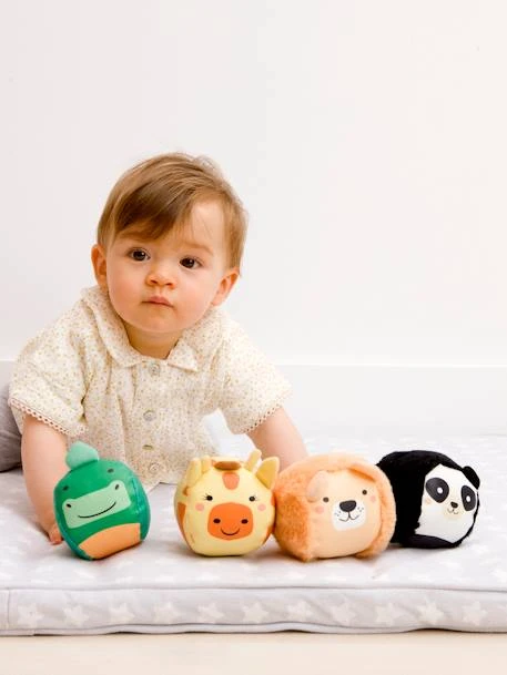 Les Dooballs - Set De 4 Balles Doudous - BABYTOLOVE Multicolore - 353 4 Les Dooballs - Set De 4 Balles Doudous - BABYTOLOVE Multicolore - 353 – Image 4