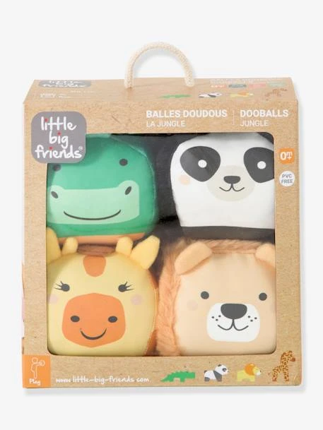 Les Dooballs - Set De 4 Balles Doudous - BABYTOLOVE Multicolore - 353 1 Les Dooballs - Set De 4 Balles Doudous - BABYTOLOVE Multicolore - 353
