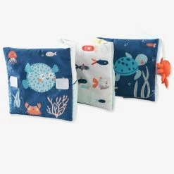 Livre D'éveil Accordéon Eau Salée Bleu - Vertbaudet