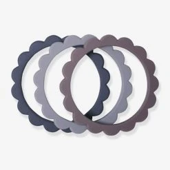 Lot De 3 Bracelets De Dentition Fleur - MUSHIE Vert - Mushie