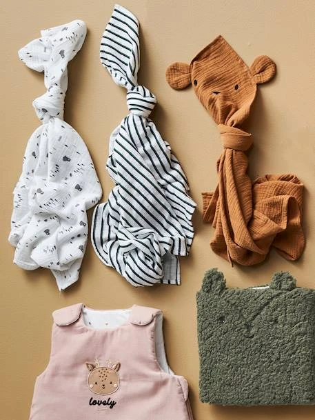 Lot De 3 Langes GREEN FOREST écru / Multicolore - Vertbaudet – Image 2