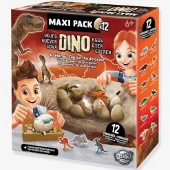 Maxi Pack 12 Oeufs Dinosaures - BUKI Orange - Buki