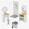 Mobilier De Salle De Bain Pour Poupée Mannequin En Bois FSC® Blanc - Vertbaudet
