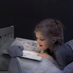 Peluche Veilleuse Et Liseuse Fin Le Mouton ZAZU Gris - Toutes Les Marques