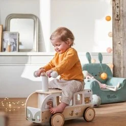 Porteur Bus à Doudous HANOÏ En Bois FSC® Multicolore - Vertbaudet