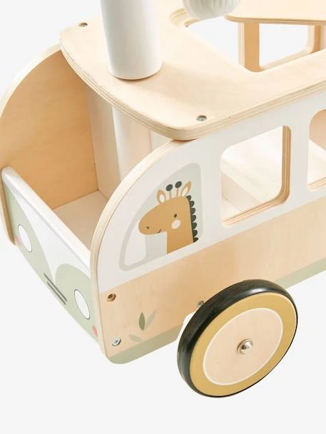 Porteur Bus à Doudous HANOÏ En Bois FSC® Multicolore - Vertbaudet – Image 4