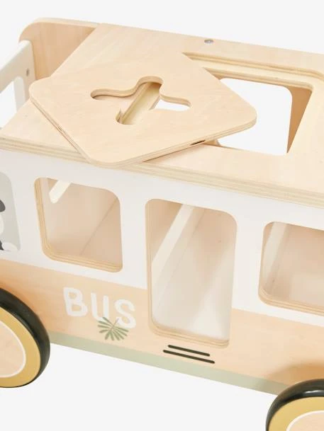 Porteur Bus à Doudous HANOÏ En Bois FSC® Multicolore - Vertbaudet – Image 5