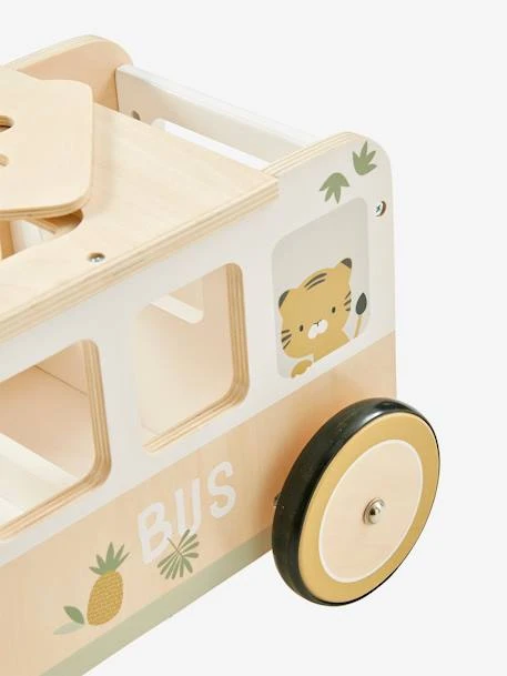 Porteur Bus à Doudous HANOÏ En Bois FSC® Multicolore - Vertbaudet – Image 6