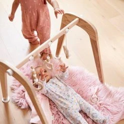 Portique D'éveil Modulable En Bois FSC® Bois Et Blanc - Vertbaudet